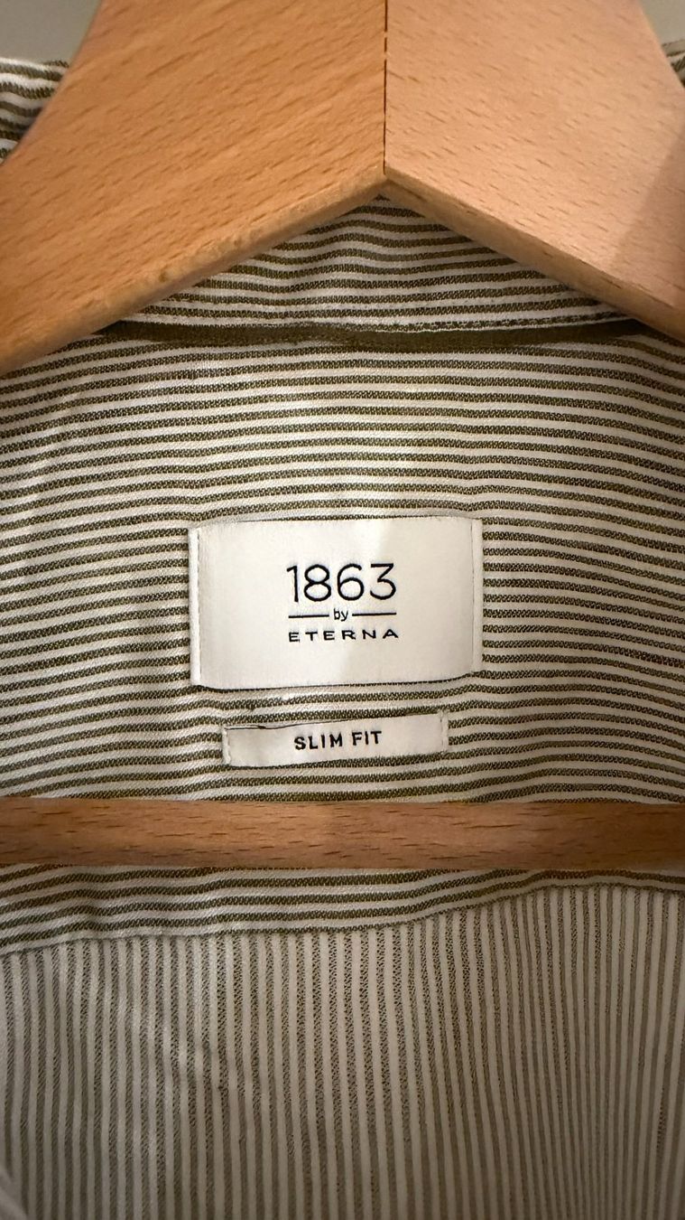 Eterna Chemises: ETERNA 1863 Slim Fit Hemd gestreift Gr. L – D'occasion à Liestal par Schatzsucher90 3