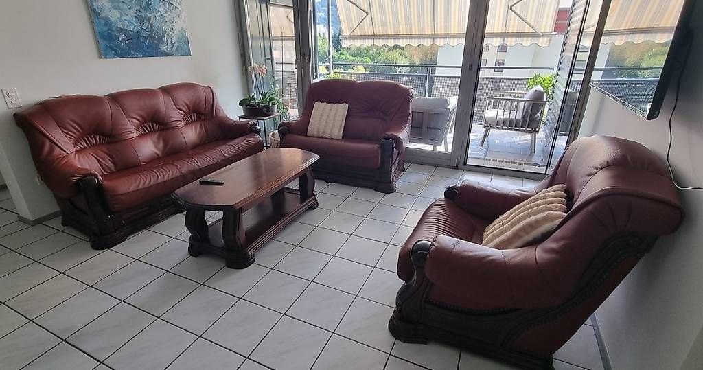 Sofas: Set divani in pelle  ottimo stato – Gebraucht aus Agno von bos_n58d 1