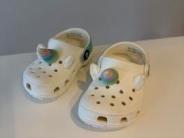 Crocs Einhorn Gr 22/23 c6, sehr guter Zustand
