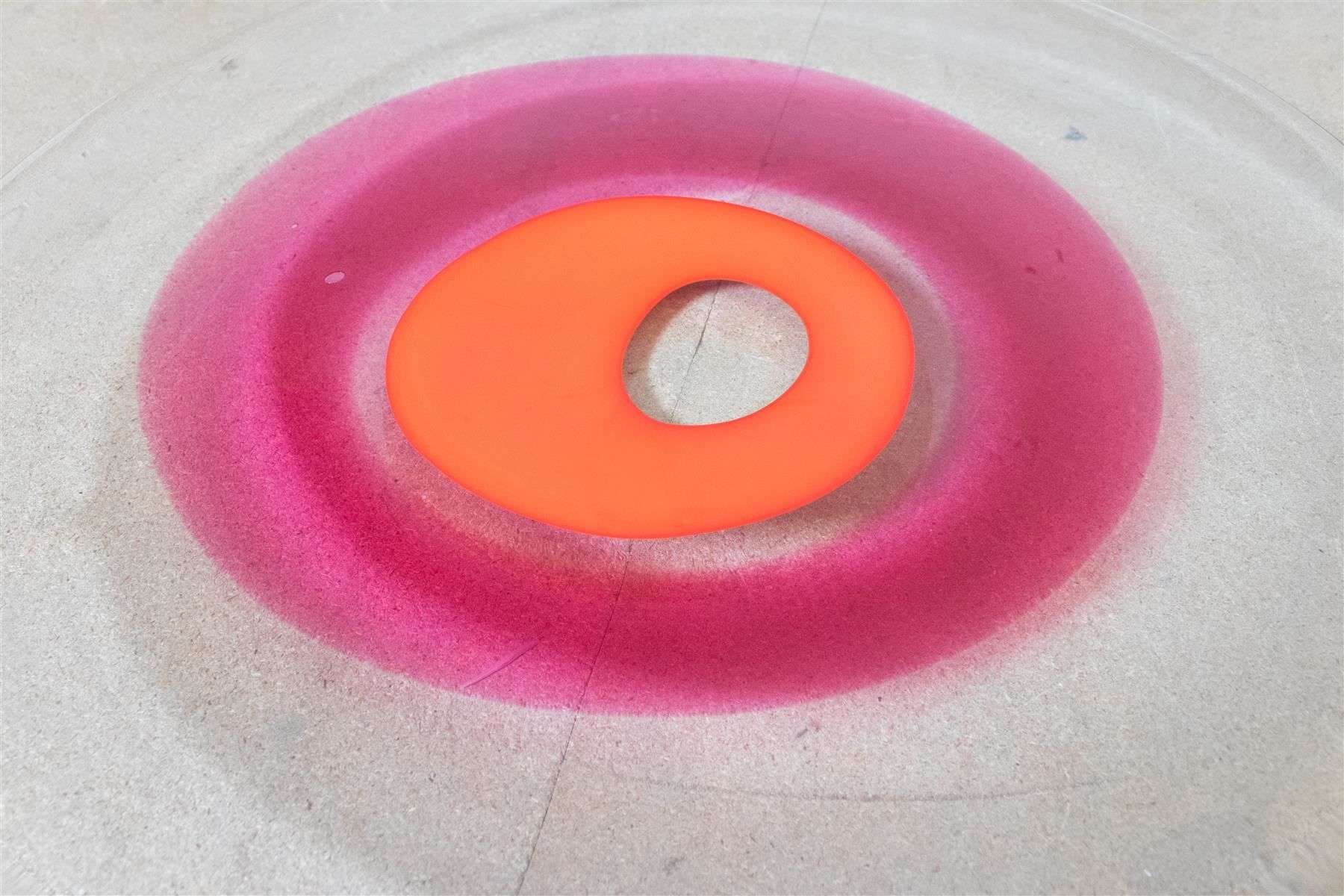 Piatti: Grosser Glasteller Böhmisches Glas Rot – Usato da Zürich venduto da ZuercherBrockenhaus 1
