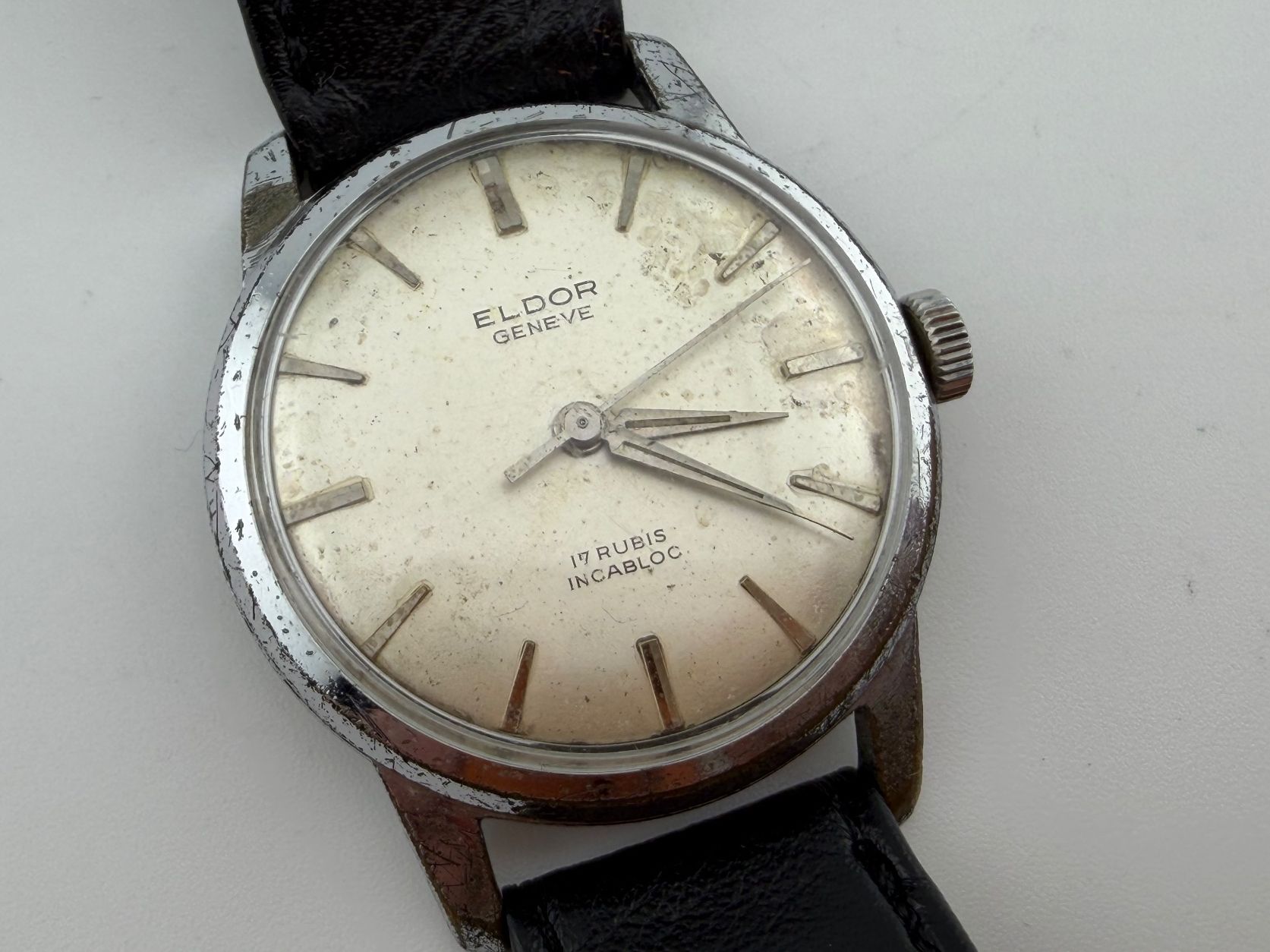 Orologi: Vintage ELDOR Handaufzug Herrenuhr läuft – Usato da Biel/Bienne venduto da MrP_WatchesBiel