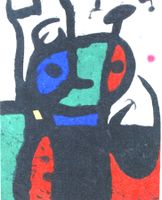 Joan Miro (after), Druck auf Lithopapier ca. 37 x 28 cm