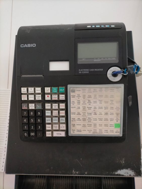 Caisse enregistreuse CASIO SE-CS2000