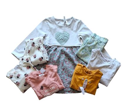 1019–7 pièces fille (Lily & Dan, Orchestra…) 86-92 (12-24m)