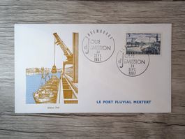TR47 Enveloppe + Timbre Luxembourg 1967