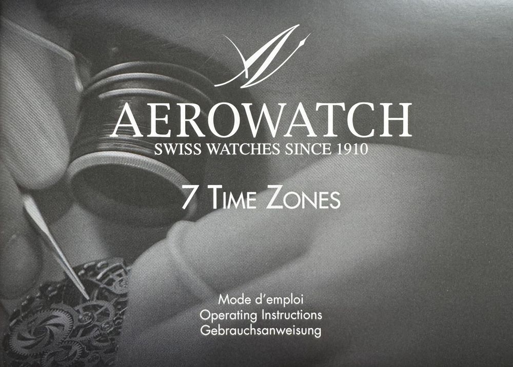 Aerowatch Uhren: Aerowatch Herrenuhr Multi-Zeitzonen Swiss Made, Top! – Neu und originalverpackt aus Hombrechtikon von Harosa 5