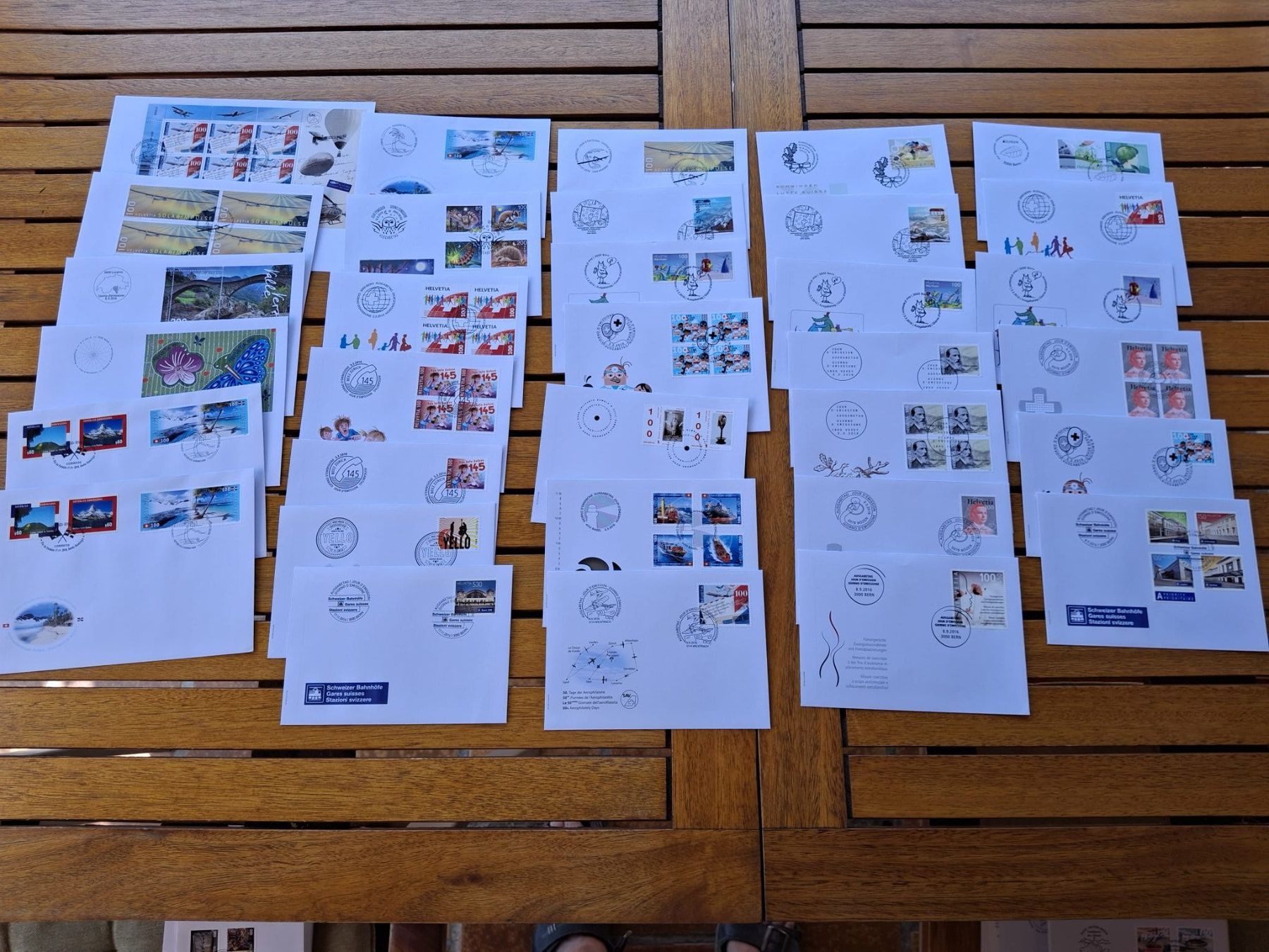 Buste & buste per spedizione: timbre FDC 2016 33 enveloppes – Usato da Sorvilier venduto da carose01