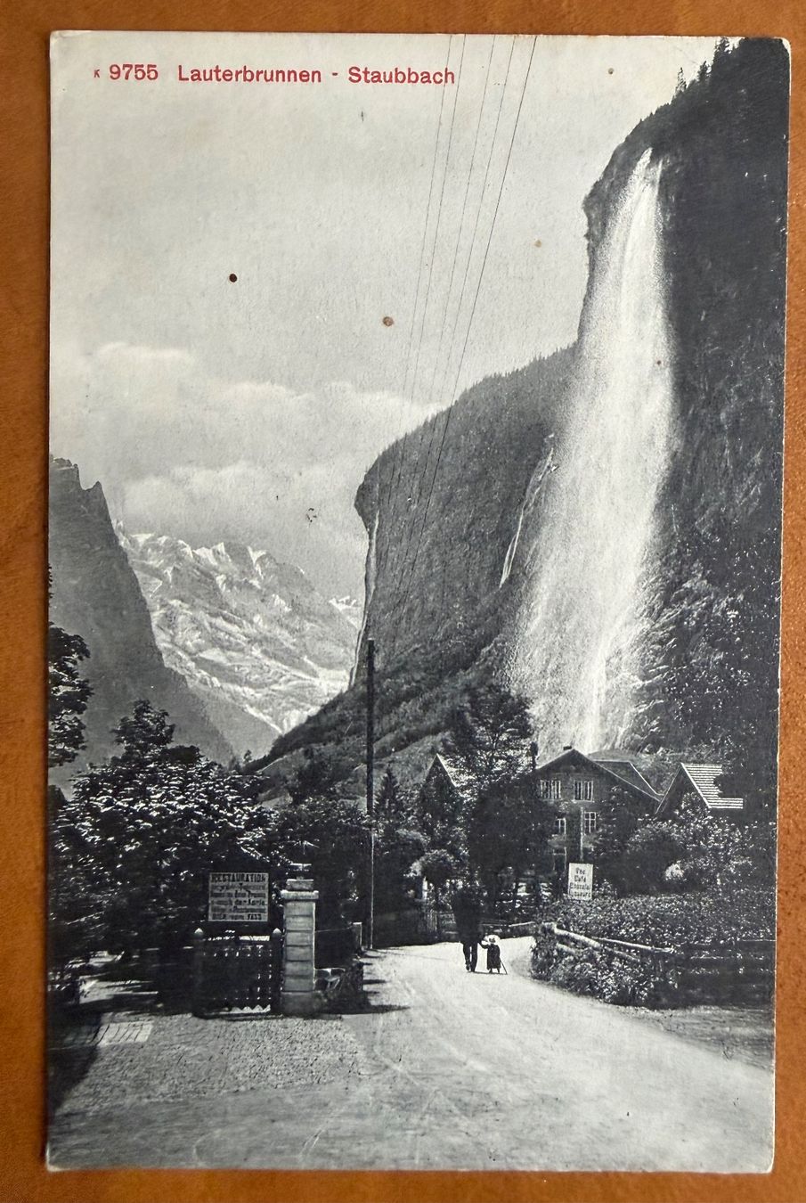 Cartoline postali: Lauterbrunnen - Staubbach - Animation - AK – Usato da Lutry venduto da Ediego