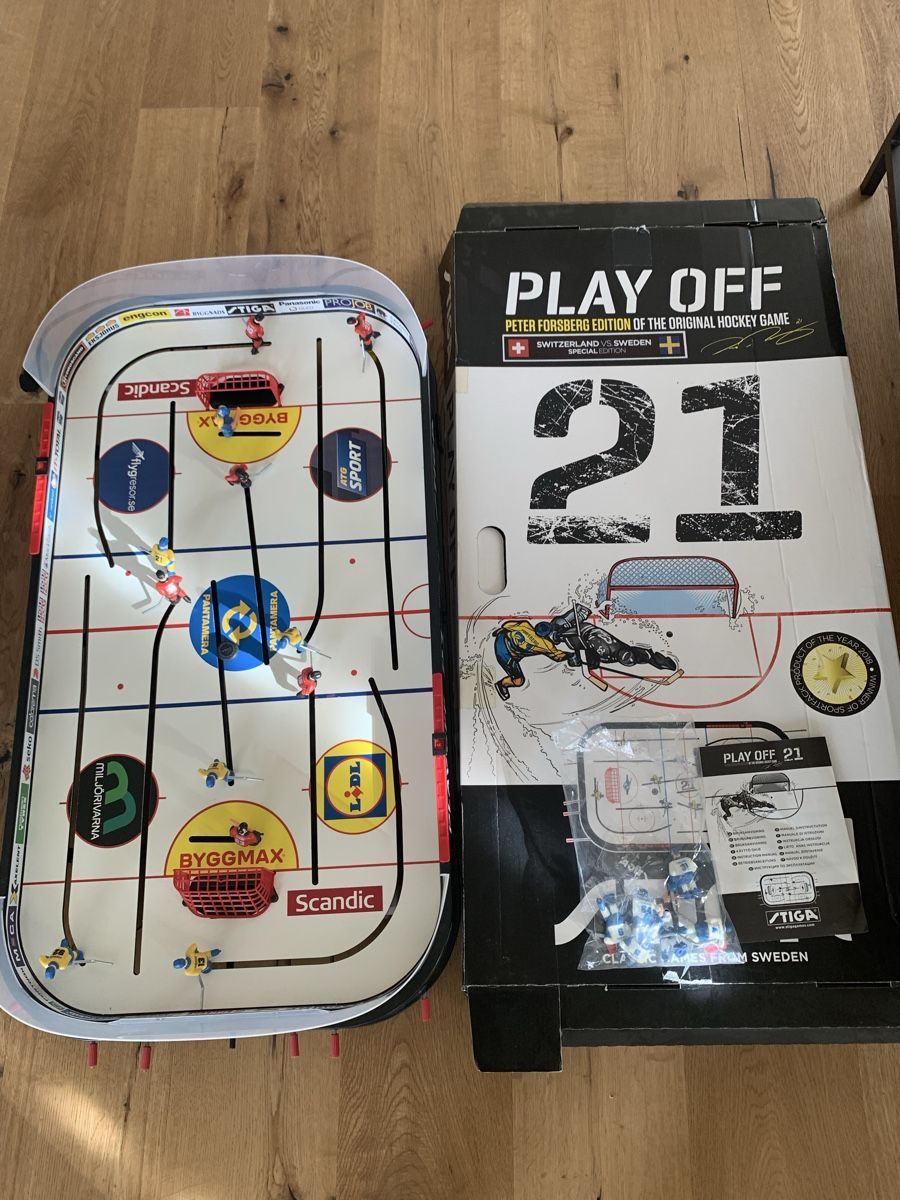 Stiga Spiele: Stiga Eishockey Tischspiel – Gebraucht aus Lachen SZ von  2