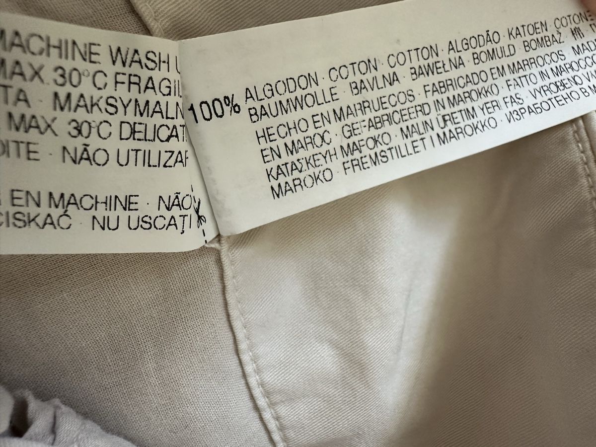 Zara Pantaloni: ZARA, Short, Beige Gr. S, Baumwolle – Usato da Zürich venduto da anouk_8008 3