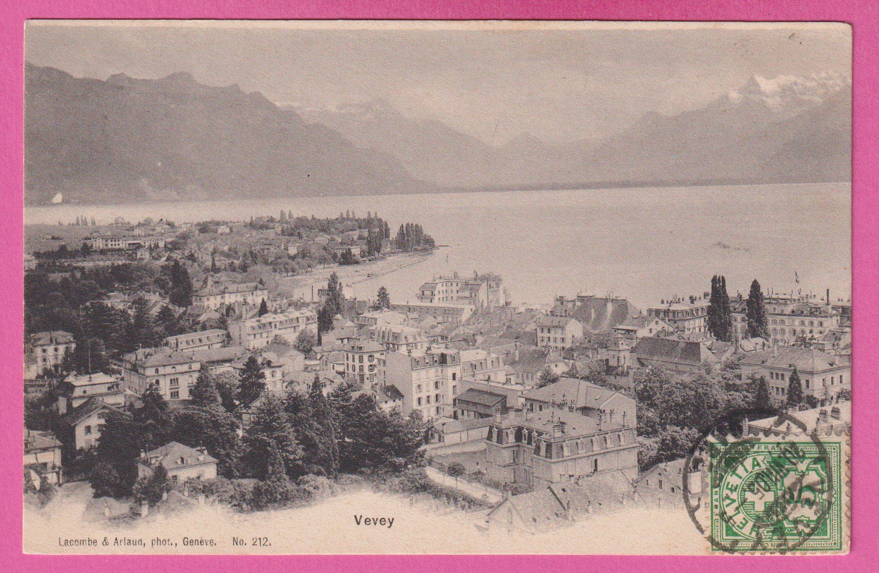 Cartes postales: Vevey gel 1905 – D'occasion à Einsiedeln par dillie