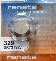 Renata Knopfzelle 329 SR731SW - Neu und Originalverpackt!