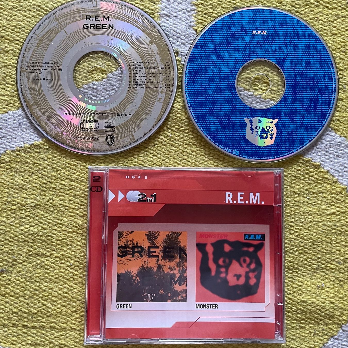 CD: R.E.M.-2CD GREEN+MONSTER – Usato da Rorschacherberg venduto da CD-Roli