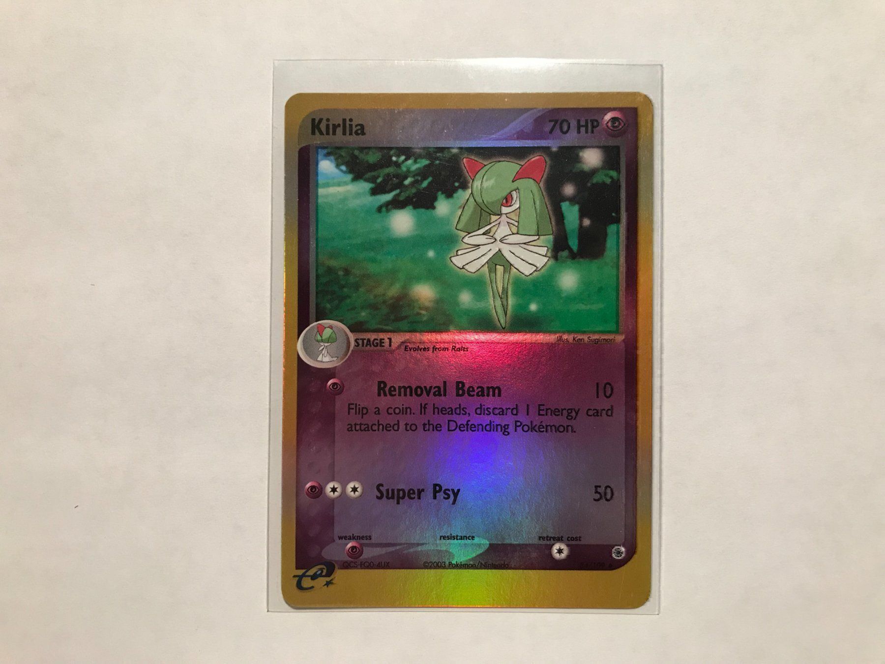 Pokémon Carte collezionabili: Kirlia reverse holo – Usato da Hagendorn venduto da Pokecollectorch