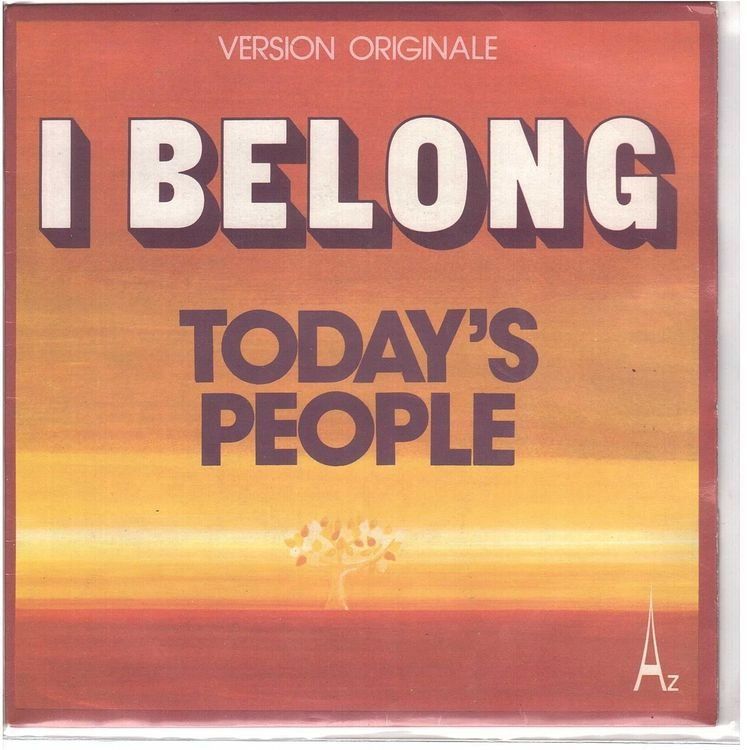 Dischi in vinile: Single7 Today`s People  --  I Belong – Usato da Rheinau venduto da asteng