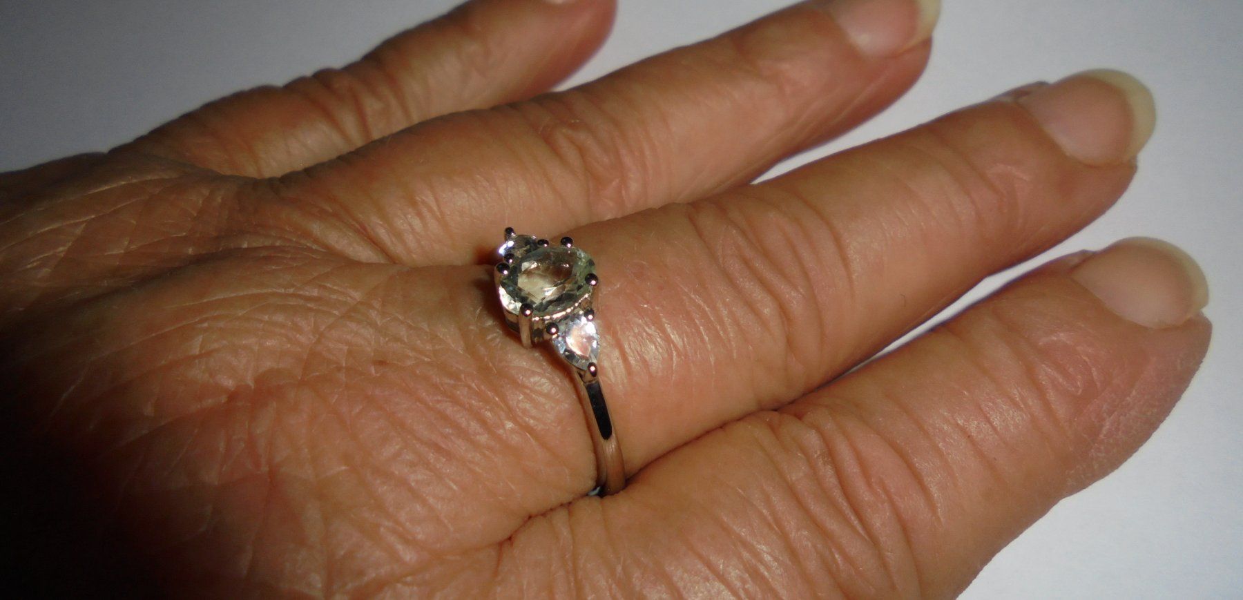 Ringe: Echtschmuck: Silberring Grüner Amethyst 18/56 – Neu (gemäss Beschreibung) aus Zuchwil von maumauchi 5