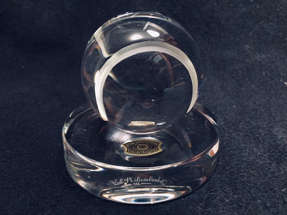Baccarat Gläser: Mehr als 50 Val Saint Lambert  Kristall-Objekte NEU – Neu und originalverpackt aus Solothurn von PHEG 7