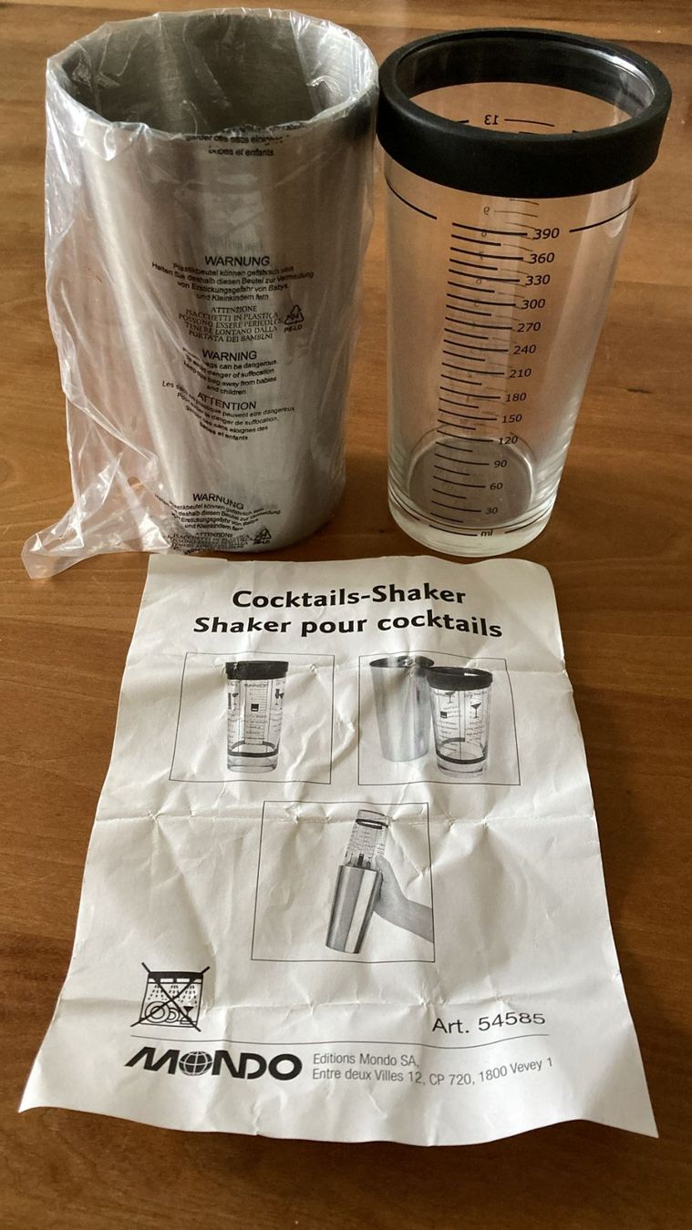 Elettrodomestici da cucina: Cocktail Shaker Set - Neuwertig – Nuovo e nell'imballaggio originale da Dällikon venduto da steoerg