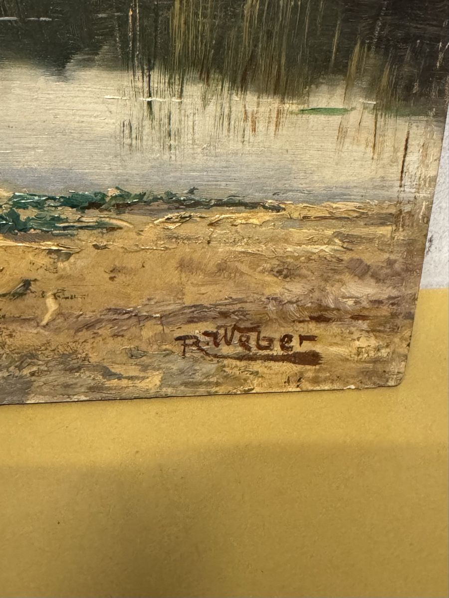 Dipinti: Original gemalte signiert Bild Antik  – Usato da Schlieren venduto da Freundlich02 3