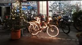 ■BLICKFANG■ Dekoration beleuchtetes Fahrrad