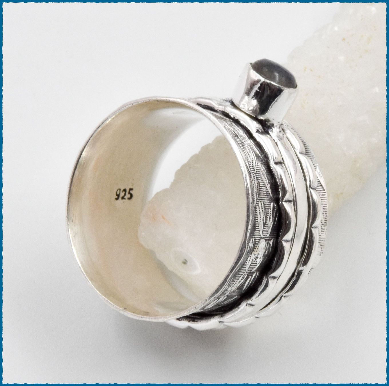 Ringe: Amethyst Spinning Ring 925 Silber – Neu und originalverpackt aus Oberglatt ZH von Goldfee1 2