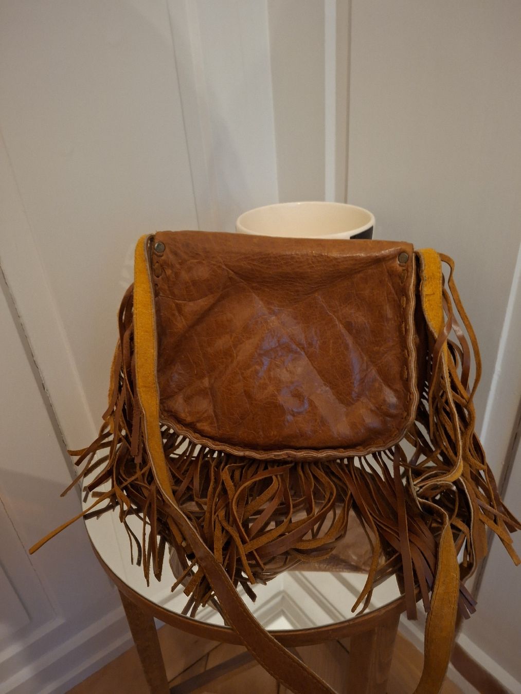 Taschen: Ledertasche mit Fransen  – Gebraucht aus Zürich von evelaboum 2