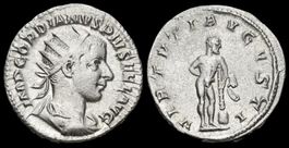 Gordian III, 238–244 n. Chr. Silber-Antoninian