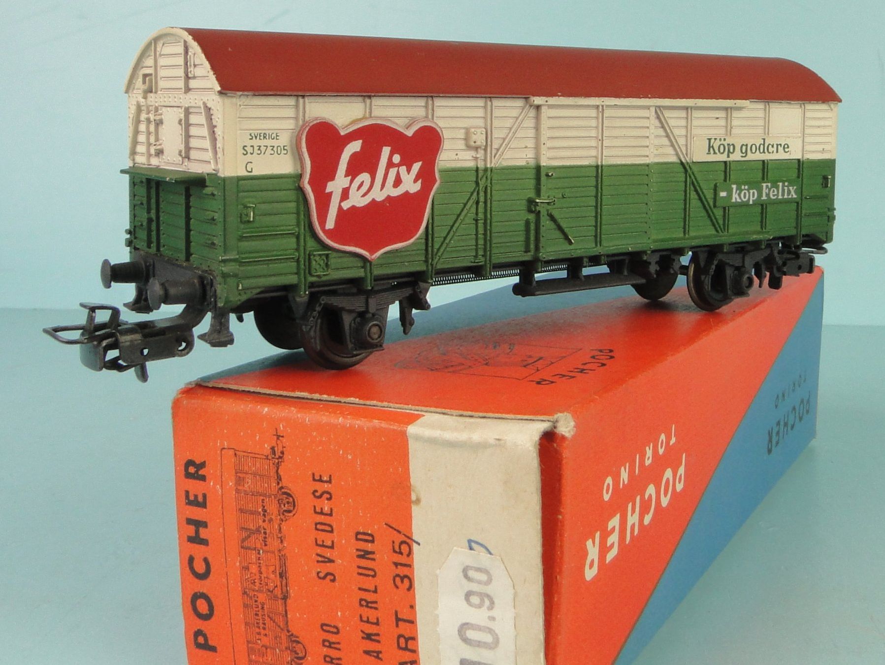 Pocher Modellini di ferrovie: POCHER H0 314 SJ FELIX – Usato da Bülach venduto da cann11