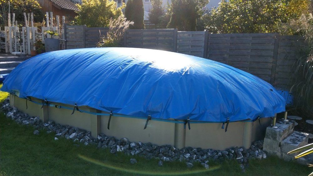 Poolabdeckung für achteckigen Holzswimmingpool Weka (Neu und ...