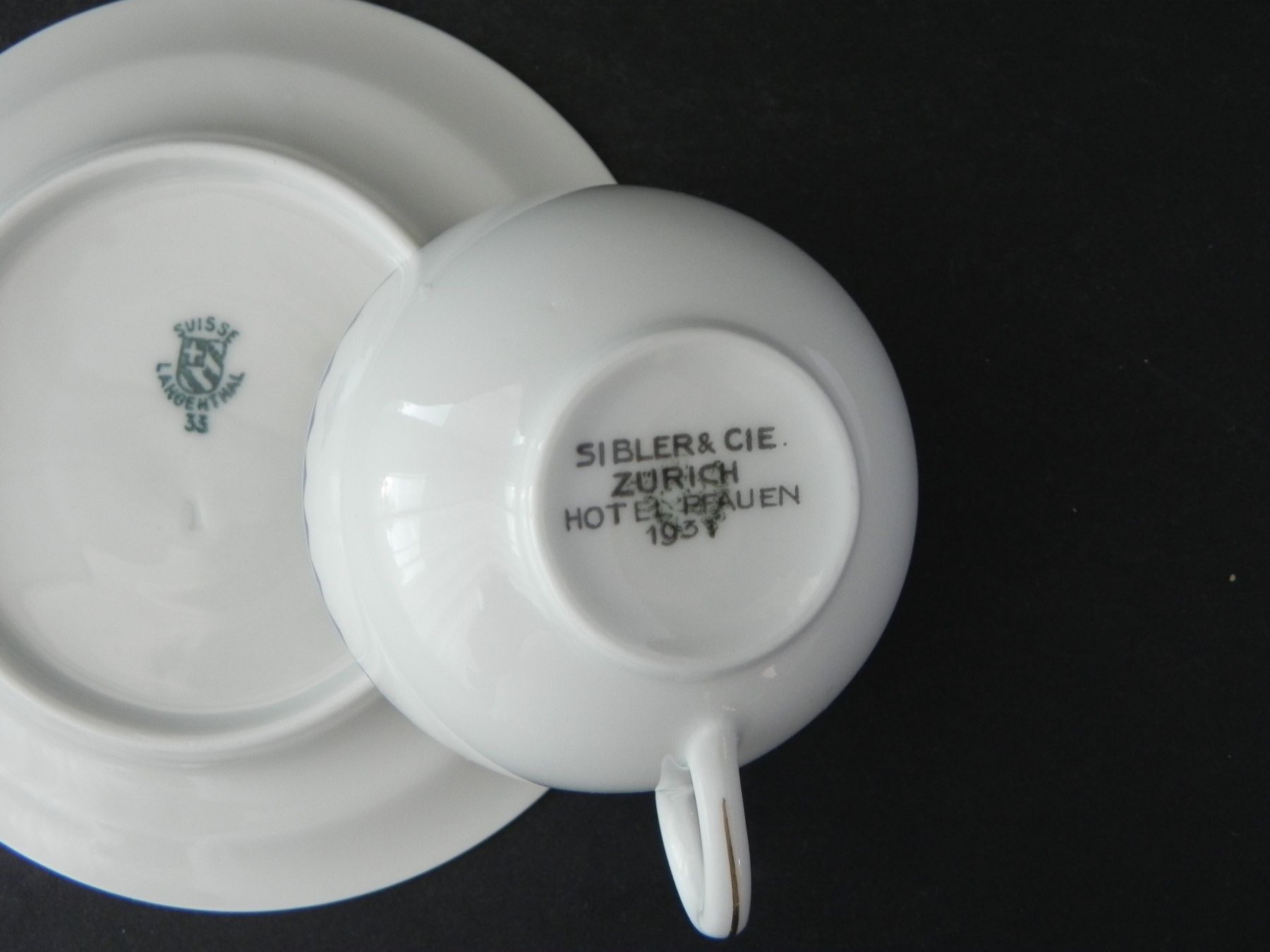 Tasses: Dekoratives Espressoset von Langenthal 1935 – Neuf (Voir description) à Zürich par LodgE-21 2