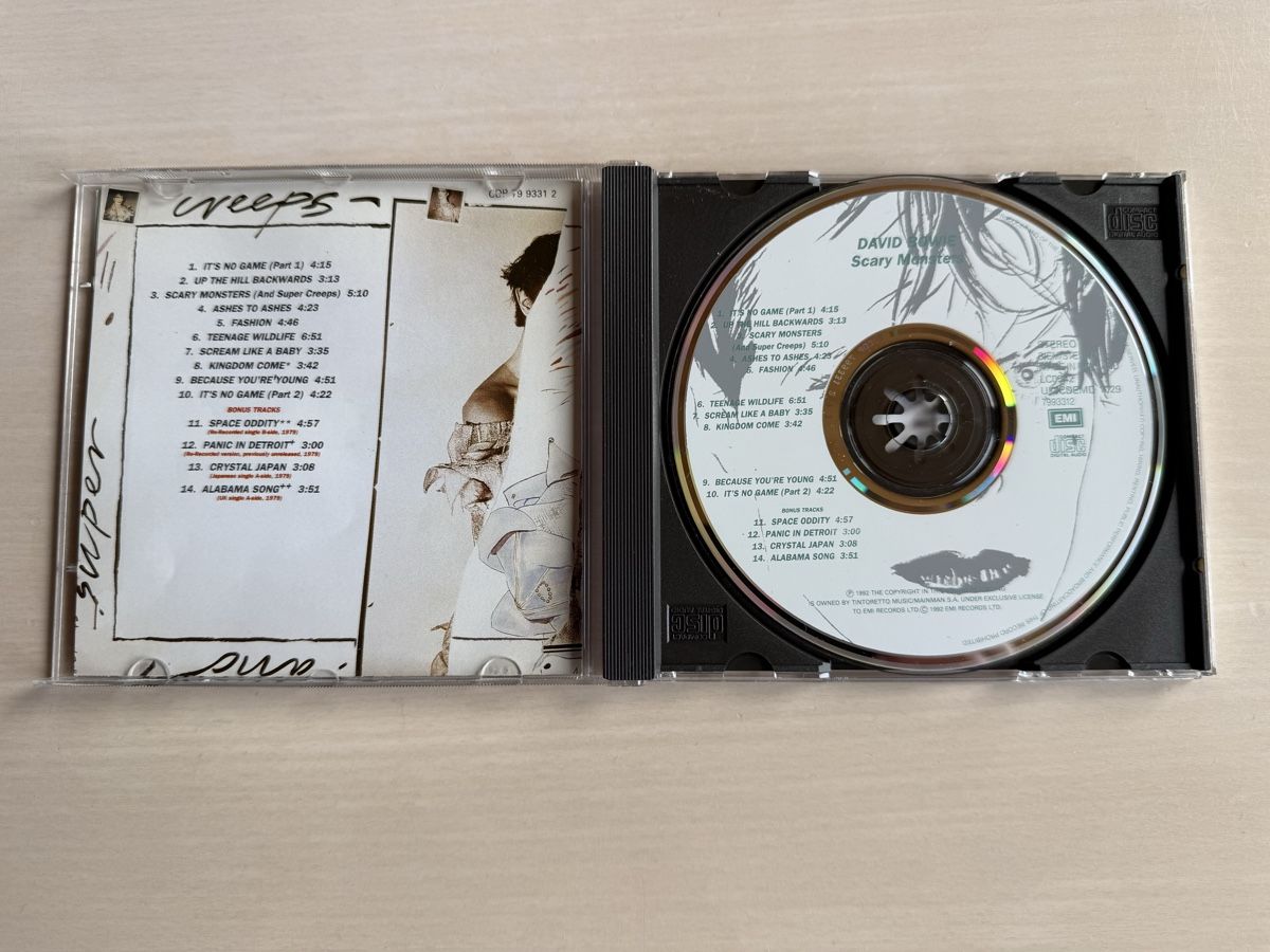 CDs: David Bowie Scary Monsters CD  – D'occasion à Oberried Brienz par Chyara 2
