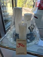 340 Posten Raureif Kerzen & Deko aus Liquidation
