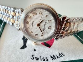 ZENO Swiss Golfer 2604.2, Steel/Gold, 25mm, Sapphire crystal