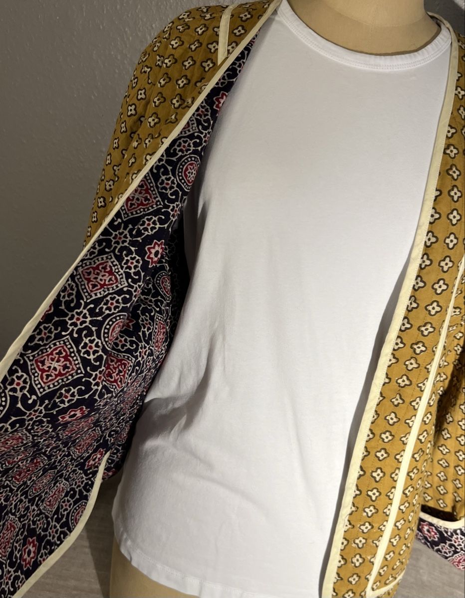 Giacche: Veste réversible coton  kantha  Curiosity Lab, taille 38/40 – Nuovo (secondo la descrizione) da Genève venduto da DELIRBEADS 6