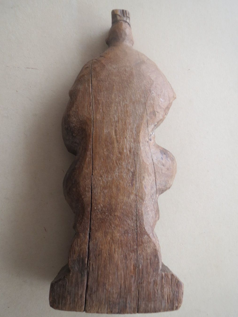 Statuette: Antike Holzfigur Madonna mit Kind, geschnitzt – Usato da Tagelswangen venduto da Miski 4