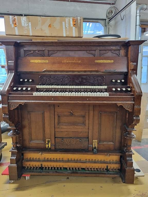 Musikinstrumente: Harmonium Pedalharmonium Mannborg Stil 37 – Gebraucht aus Muttenz von Rem6 3