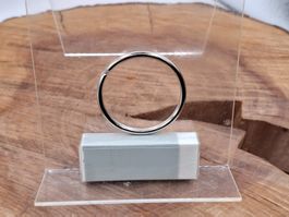 1 grosser Schlüssel Ring Ø 4.5cm, Stahl vern. (3971#NSH6)
