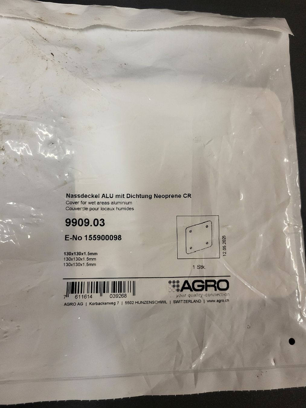 Agro Stecker: AGRO Nassdeckel Alu mit Dichtung – Neu und originalverpackt aus Alpnach Dorf von str_jdw2 1