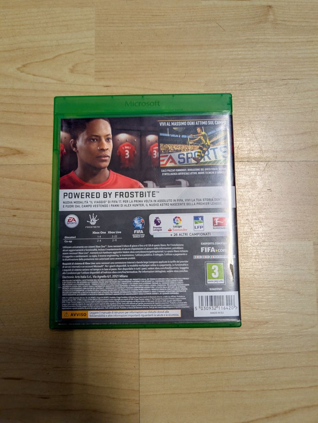 Giochi: Fifa 17 Microsoft Xbox one/series x – Usato da Giubiasco venduto da Ticinerd 1