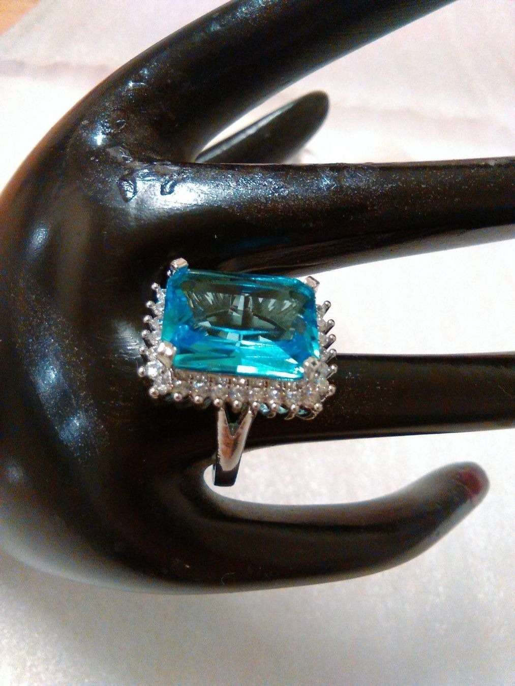 Anelli: RING MODESCHMUCK ; IMETATION AQUAMARINE – Nuovo (secondo la descrizione) da Basel venduto da bijoutrie_4 6