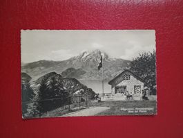 Bürgenstock Blick auf Pilatus s/w Karte
