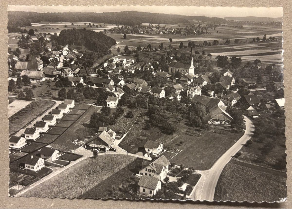 Cartoline postali: Flugaufnahme Waltenschwil – Usato da Luzern venduto da Balbel