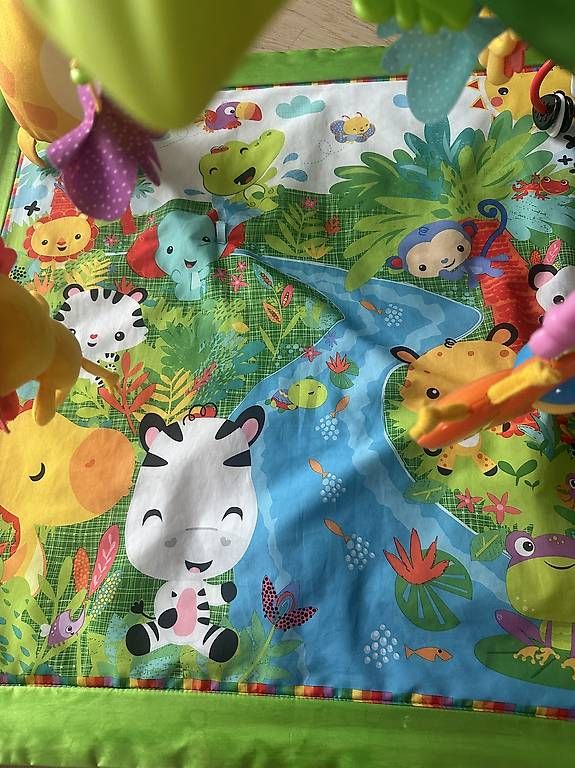 Tappeto da gioco: Fisher Price Activitymat Rainforest Erlebnisdecke Spielbogen – Usato da Zürich venduto da SebKat 1