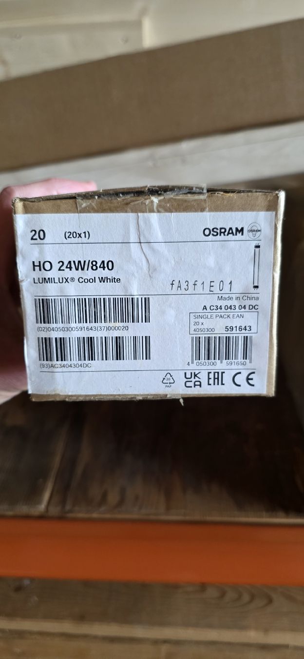 Osram Lampadari & plafoniere: Osram HO 24W/840 Cool White – Nuovo e nell'imballaggio originale da Goldswil venduto da downie84