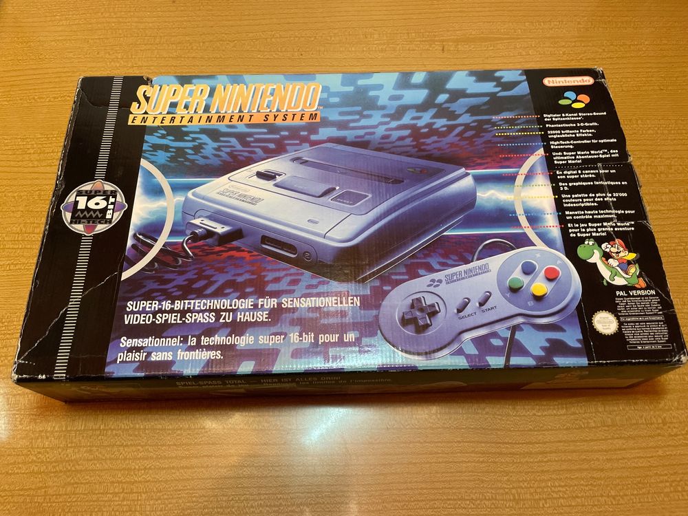 Super Nintendo SNES Konsole mit Spiel OVP (Gebraucht) in Suhr für CHF ...