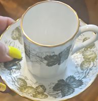 Espressotasse Porzellan mit Untertasse neuwertig