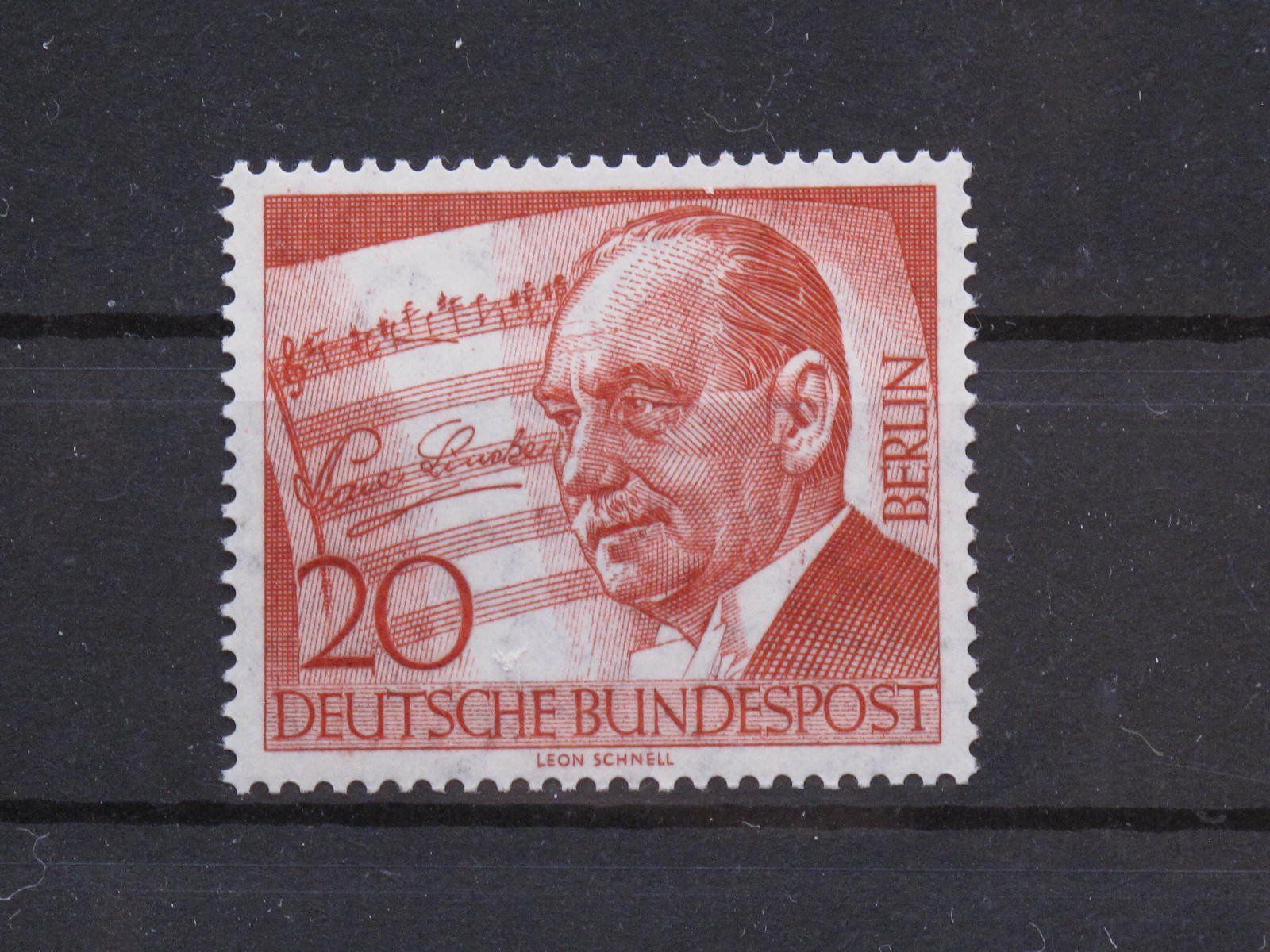Alle Briefmarken: Berlin 1956 Paul Lincke ** – Gebraucht aus Wil SG von fva01