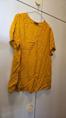 Blusa viscorsa color ocra tg.50 Yessica