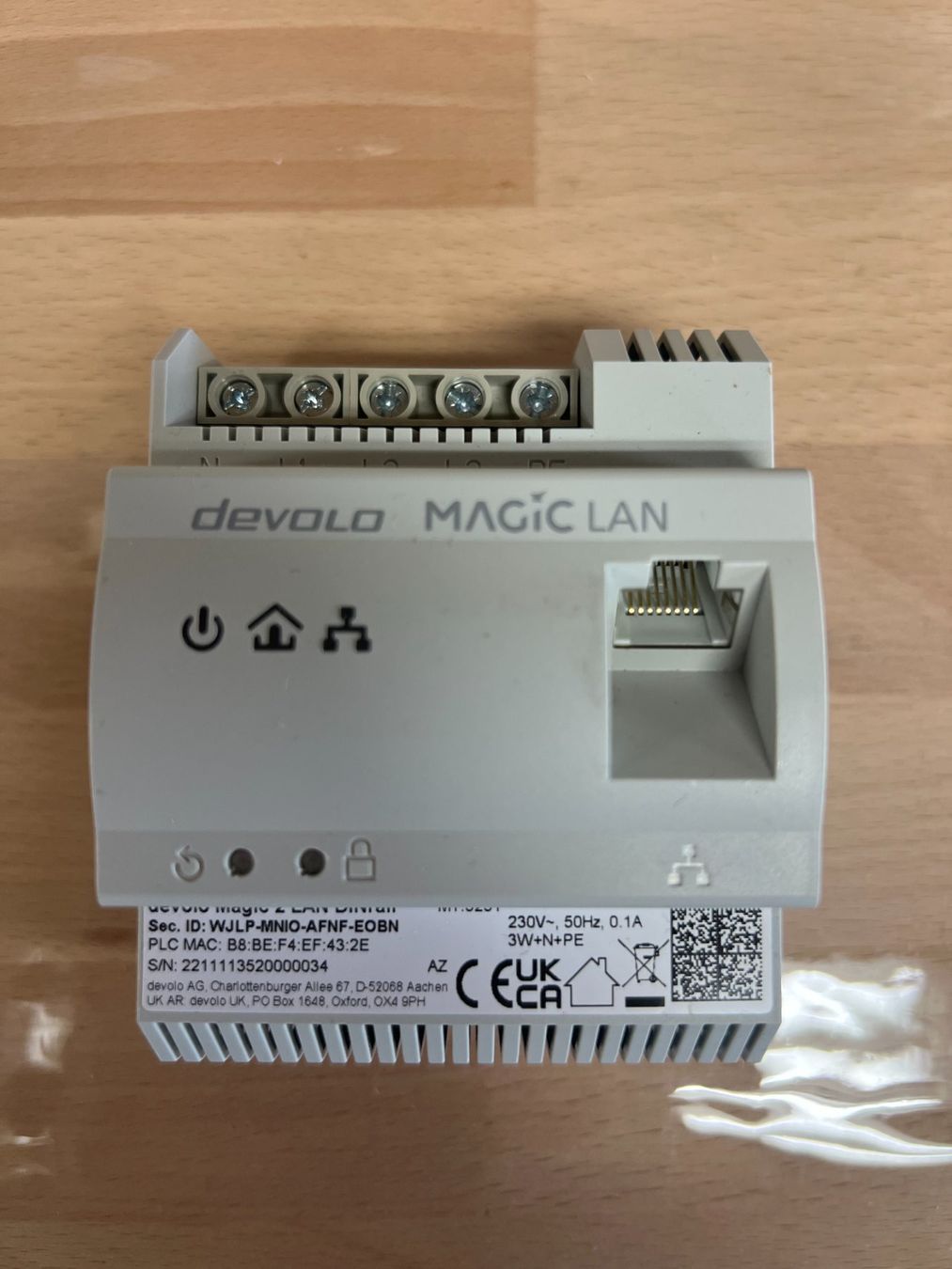 Devolo Laufwerke & Adapter: Devolo PowerLine Adapter Din Schiene – Neu (gemäss Beschreibung) aus Zizers von Osemziz