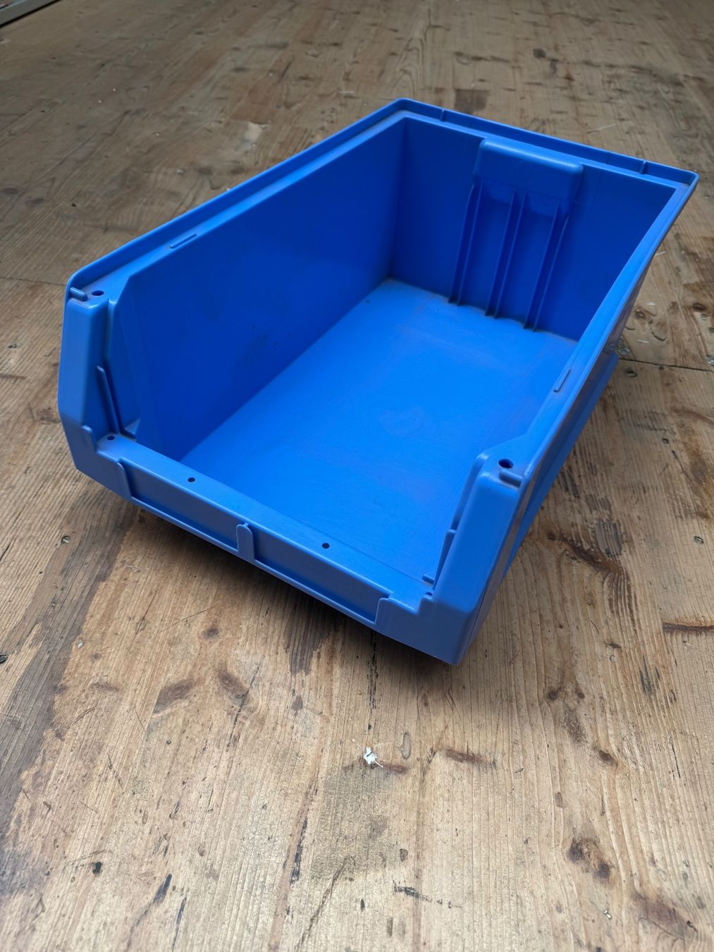 15 X Stapelboxen Blau Größe 4 Lagerboxen Sichtlagerbox Sichtlagerkästen Sichtbox